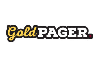 gold pager logo